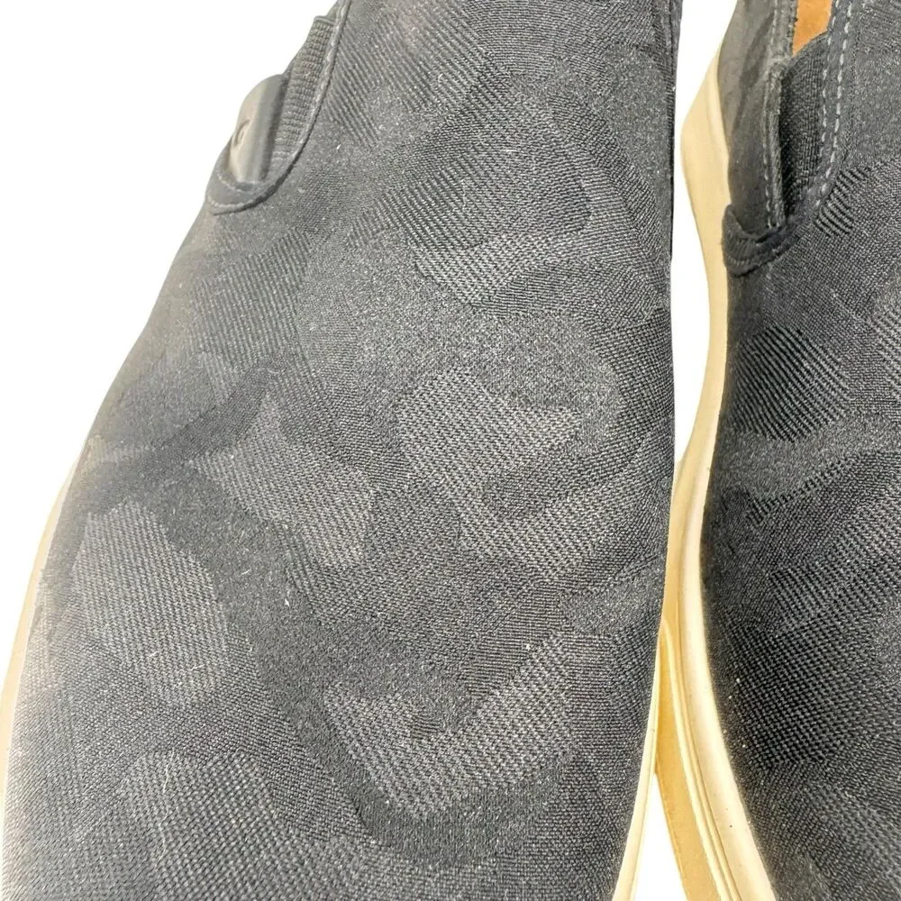 Olukai Pehuea Women Size 9.5 Slip On Shoes 20360-LRKE Black Drop In Heel